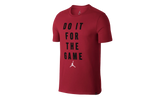 Jordan "Do It For The Game" Basketball T-Shirt "Red / Black" 878388 687
