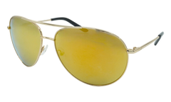 Chance M Polarized Sunglasses "Gold / Brown / Gold Mirror" EV1218 752