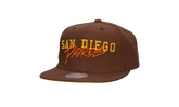 MLB Cooperstown Team Tagged Snapback Cap "San Diego Padres - Brown" HHSS7504 SDPYYPPPBROW