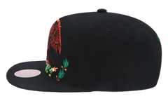 Branded Cropped Eagle Snapback Cap "Mexican Flag - Black" 6HSSTD17420 MNNBLCK