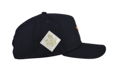 9FIFTY Houston Astros 2017 Team Color A Frame Snapback Hat "Black (Grey Brim)" NE474