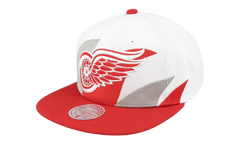 NHL Vintage Sharktooth Snapback Cap "Detroit Red Wings - White" 6HSSSH22088 DRWWHIT