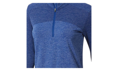 Evoknit Seamless 1/4 Zip Sweater WMNS "Peacoat Heather" 574645 06
