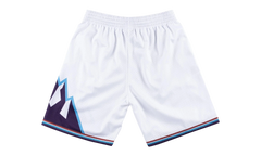 NBA Swingman Shorts "1996 Utah Jazz - White" SMSHAC19029 UJAWHIT96