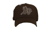 59FIFTY Oakland Athletics 1989 World Series Fitted Hat "Walnut / Copper" NE344