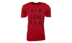 Jordan Stencil T-shirt "Red" AJ1387 687