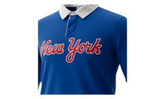 EE RUGBY CORE POLO "NEW YORK - Blue/ Orange" EE742