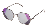 Hexagon Sunglasses "Dark Nickel" MCM126S-043