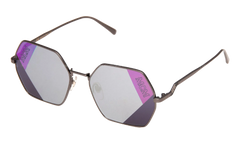 Hexagon Sunglasses "Dark Nickel" MCM126S-043
