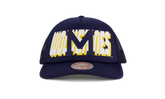 NCAA Billboard Trucker Snapback Cap "Michigan Wolverines - Navy" HHSS5346 UMIYYPPPNAVY
