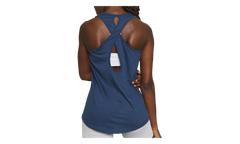 Twist It Logo Tank Top WMNS "Dark Denim" 517421 19