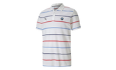 BMW Motorsport Striped Polo "White" 596100 02