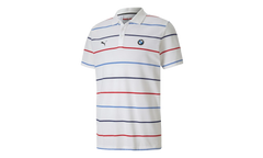 BMW Motorsport Striped Polo "White" 596100 02