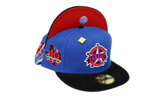 59FIFTY Texas Rangers 40th Anniversary Fitted Hat "Blue / Black - Corduroy Visor" NE397