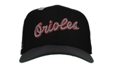 59FIFTY Baltimore Orioles 30th Anniversary Fitted Hat "Script Metallic - Black / Graphite" 123451299732