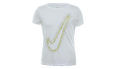 Swoosh‑print T‑shirt Big Kids "White" AH2107 100