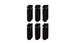 Dri-FIT Performance Basics Crew Socks (6 Pairs) GS "Black" UN0019 023