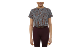 JDI Anniversary AOP Crop Top WMNS "Black / White - Orange" AQ0249 010