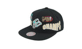NBA Hardwood Classics World Champs Snapback Cap "San Antonio Spurs - Black" HHSS7715 SASYYPPPBLCK