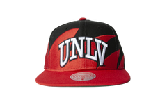 NCAA Sharktooth Snapback Cap "UNLV Rebels - Black / Red" HHSS3304 LVEYYPPPBKRD