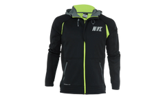 Hyper Elite City Hoodie "Black / Cool Grey / Volt" 716450 010