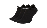 Everyday Cushioned Training No-Show Socks "Black / White - (3 Pairs)" SX7673 010