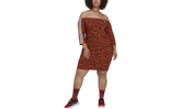 Printed Dress X Rich Mnisi Shirt "True Orange / Black" HD7156
