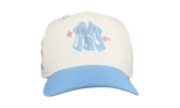 59FIFTY New York Yankees 1960 All Star Game Two Tone Star Fitted Hat "White / Sky Blue / Pink" NE233