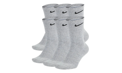 Everyday Plus Cushion No Show Socks (6 Pack) "Dark Grey" SX7666 064