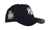 9FORTY New York Yankees 2024 World Series A Frame Snapback Hat "Black (Grey Brim)" NE481