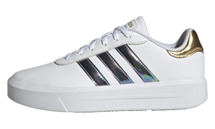 Court Platform "Footwear White / Footwear White / Matte Gold" HQ7156