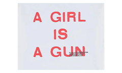 Girl Is A Gun SS Tee "White" P26SP082-WHT