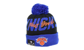 New York Knicks Cuffed Knit Pom Beanie "Black / Blue" 60268803