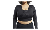 Cardi B Longsleeve Top WMNS "Black (Plus Size)" H48425