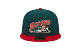 Chew Buffalo Bisons 59FIFTY Fitted Hat "Big League -Green" 60507011