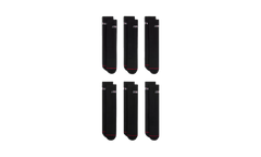 Jordan Everyday Crew Socks "Black (6-Pack)" FZ2051 010