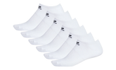 Trefoil No Show Socks (6 Pack) "Black/White" CI9858