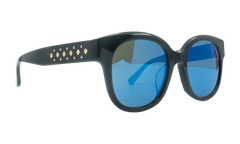 Cat Eye Sunglasses "Black/Gold" MCM623SK-008