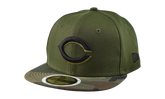 59FIFTY Cincinnati Reds Fitted Hat "Olive Camo" 70423591