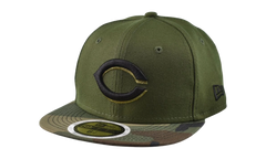 59FIFTY Cincinnati Reds Fitted Hat "Olive Camo" 70423591