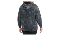 Washed Fleece Hoodie WMNS "Black / White" DD5640 010