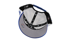 9FIFTY New York Mets Pinwheel A Frame Snapback Hat "White / Royal Blue" NE210