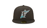 59Fifty MLB Florida Marlins Cloud Under Fitted Hat "Black" 60243776