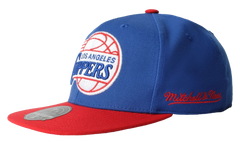 NBA Hardwood Classics Core Side Fitted Cap "Los Angeles Clippers - Royal Red" 6HSFDX21137 LACRYRD