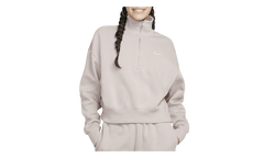 Sportswear Phoenix Fleece Oversized 1/2 Zip Sweatshirt WMNS "Diffused Taupe / Sail" DQ5767 272