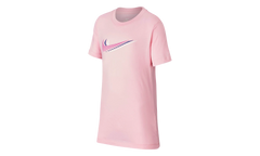 Sportswear Triple Swoosh Tee GS "Pink / White" CU4572 654
