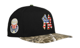 9FIFTY New York Yankees 1952 World Series USA A Frame Snapback Hat "Black / Real Tree Camo" NE231