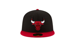 59Fifty NBA Chicago Bulls Alt 2-Tone Fitted Hat "Black" 70343698