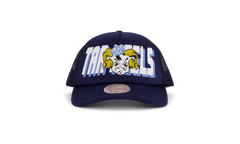 NCAA Billboard Trucker Snapback Cap "North Carolina Tar Heels - Navy" HHSS5346 UNCYYPPPNAVY