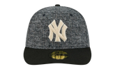 59FIFTY New York Yankees MLB Fitted Hat "Tweedy Cotton Black" NE463